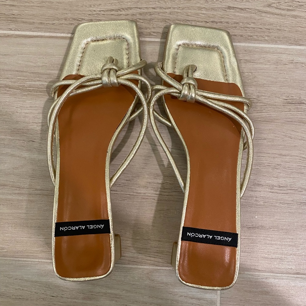 Angel Alercon Low Strappy Heel